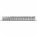 Draper Expert Metric Socket on a Metal Rail, 1/2\" Sq. Dr. (15 Piece)