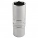 6 Point Metric Deep Socket, 3/8\" Sq. Dr., 17mm