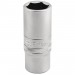 6 Point Metric Deep Socket, 3/8\" Sq. Dr., 19mm