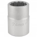 12 Point Socket, 3/4\" Sq. Dr., 24mm