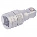 Satin Chrome Wobble Extension Bar, 1/2\" Sq. Dr., 50mm