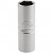 10mm Thread 6 Point Satin Chrome Spark Plug Socket, 1/2\" Sq. Dr., 16mm