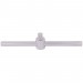 Satin Chrome Sliding T Bar, 3/8\" Sq. Dr.