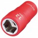 XP1000 VDE Socket, 1/4\" Sq. Dr., 12mm