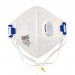FPP3 NR Vertical Fold Flat Face Masks with Valve (Pack of 10)