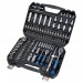 Draper HI-TORQ Metric Socket and Bit Set, 1/4\" and 1/2\" Sq. Dr. (110 Piece)