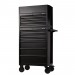 BUNKER 10 Drawer Combined Roller Cabinet and Tool Chest, 26\", Black