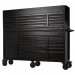BUNKER 25 Drawer Combined Roller Cabinet and Tool Chest, 72\", Black