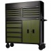 BUNKER 13 Drawer Combined Roller Cabinet and Tool Chest, 52\", Green