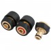 Brass and Rubber Hose Connector Set (3 Piece)
