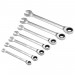 Draper HI-TORQ Metric Ratcheting Combination Spanner Set (7 Piece)