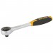 Elora Push Through Soft Grip Reversible Ratchet, 1/2\" Sq. Dr., 200mm