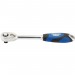 60 Tooth Micro Head Reversible Soft Grip Ratchet, 3/8\" Sq. Dr.