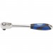 60 Tooth Micro Head Reversible Soft Grip Ratchet, 1/2\" Sq. Dr.