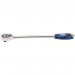 Draper Expert Extra Long Reversible Quick Release Soft Grip Ratchet, 1/2\" Sq. Dr., 48 Tooth