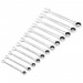 Draper HI-TORQ Metric Ratchet Combination Spanner Set (12 Piece)