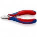 KNIPEX 77 22 115 Electronics Diagonal Cutter with box joint with multi-component grips, 115mm