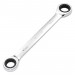 Draper HI-TORQ Metric Double Ratchet Ring Spanner, 17 x 19mm