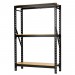 BUNKER 14 Piece Modular 3 Tier Racking with Hardwood Shelving, 1500mm