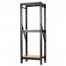 BUNKER 14 Piece Modular 3 Tier Racking with Hardwood Shelving, 750mm