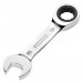 Draper HI-TORQ Metric Stubby Ratchet Combination Spanner, 15mm