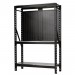 BUNKER 17 Piece Modular 3 Tier Racking with Stainless Steel Shelving and Pegboards, 1500mm