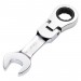 Draper HI-TORQ Metric Stubby Flexible Head Ratchet Combination Spanner, 15mm