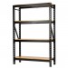 BUNKER 18 Piece Modular 4 Tier Racking with Hardwood Shelving, 1500mm
