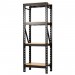 BUNKER 21 Piece Modular 4 Tier Racking with Hardwood Shelving, 750mm