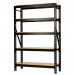 BUNKER 22 Piece Modular 5 Tier Racking with Hardwood Shelving, 1500mm