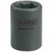 Draper Expert HI-TORQ Impact Socket, 1/2\" Sq. Dr., 21mm