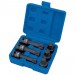 Draper Expert Impact Spline Bit Set, 1/2\" Sq. Dr. (6 Piece)