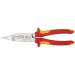 KNIPEX 13 86 200 Pliers for Electrical Installation insulated with multi-component grips, VDE-tested chrome-plated, 200m