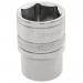 Draper HI-TORQ 6 Point Socket, 1/4\" Sq. Dr., 13mm