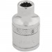 Draper HI-TORQ 12 Point Socket, 3/8\" Sq. Dr., 6mm