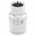 Draper HI-TORQ 12 Point Socket, 3/8\" Sq. Dr., 9mm