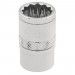Draper HI-TORQ 12 Point Socket, 3/8\" Sq. Dr., 12mm