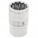 Draper HI-TORQ 12 Point Socket, 3/8\" Sq. Dr., 13mm