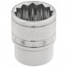 Draper HI-TORQ 12 Point Socket, 3/8\" Sq. Dr., 19mm