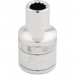 Draper HI-TORQ 12 Point Socket, 1/2\" Sq. Dr., 8mm