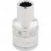 Draper HI-TORQ 12 Point Socket, 1/2\" Sq. Dr., 9mm