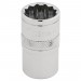 Draper HI-TORQ 12 Point Socket, 1/2\" Sq. Dr., 16mm