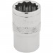 Draper HI-TORQ 12 Point Socket, 1/2\" Sq. Dr., 17mm
