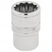 Draper HI-TORQ 12 Point Socket, 1/2\" Sq. Dr., 18mm