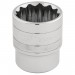 Draper HI-TORQ 12 Point Socket, 1/2\" Sq. Dr., 28mm