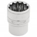 Draper Expert HI-TORQ 12 Point Socket, 1/2\" Sq. Dr., 7/8\"