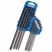 Draper TX-STAR Extra Long Key Set (9 Piece)