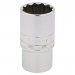 Draper HI-TORQ 12 Point Deep Socket, 1/2\" Sq. Dr., 32mm