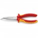 KNIPEX 26 26 200 SB Snipe Nose Side Cutting Pliers insulated with multi-component grips, 200mm