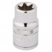 Draper TX-STAR Socket, 3/8\" Sq. Dr., E12
